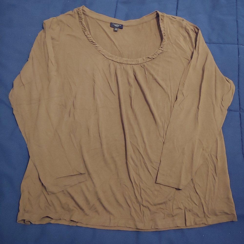Talbots Women's 3/4 Sleeve Top, 2X
